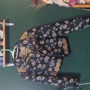 Urban Outfitters Floral Western Crop Jacket NWOT
